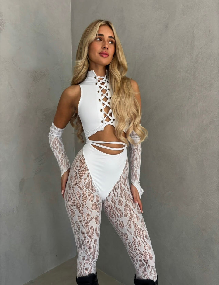 White Onyx Catsuit