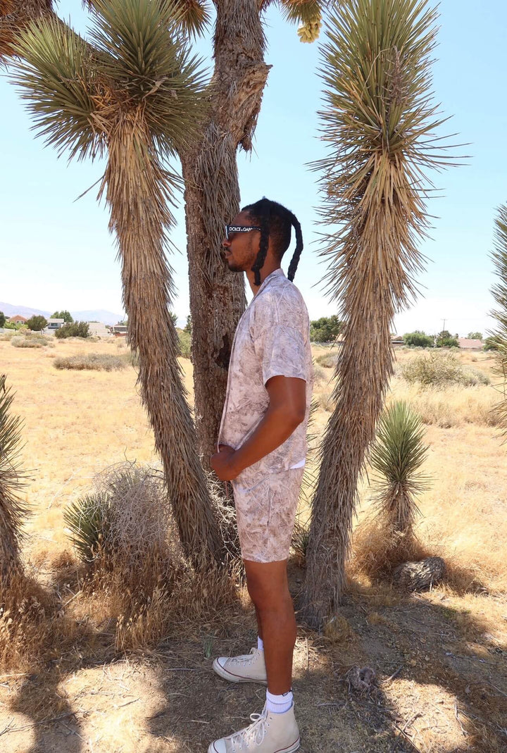 Camo shirt and shorts