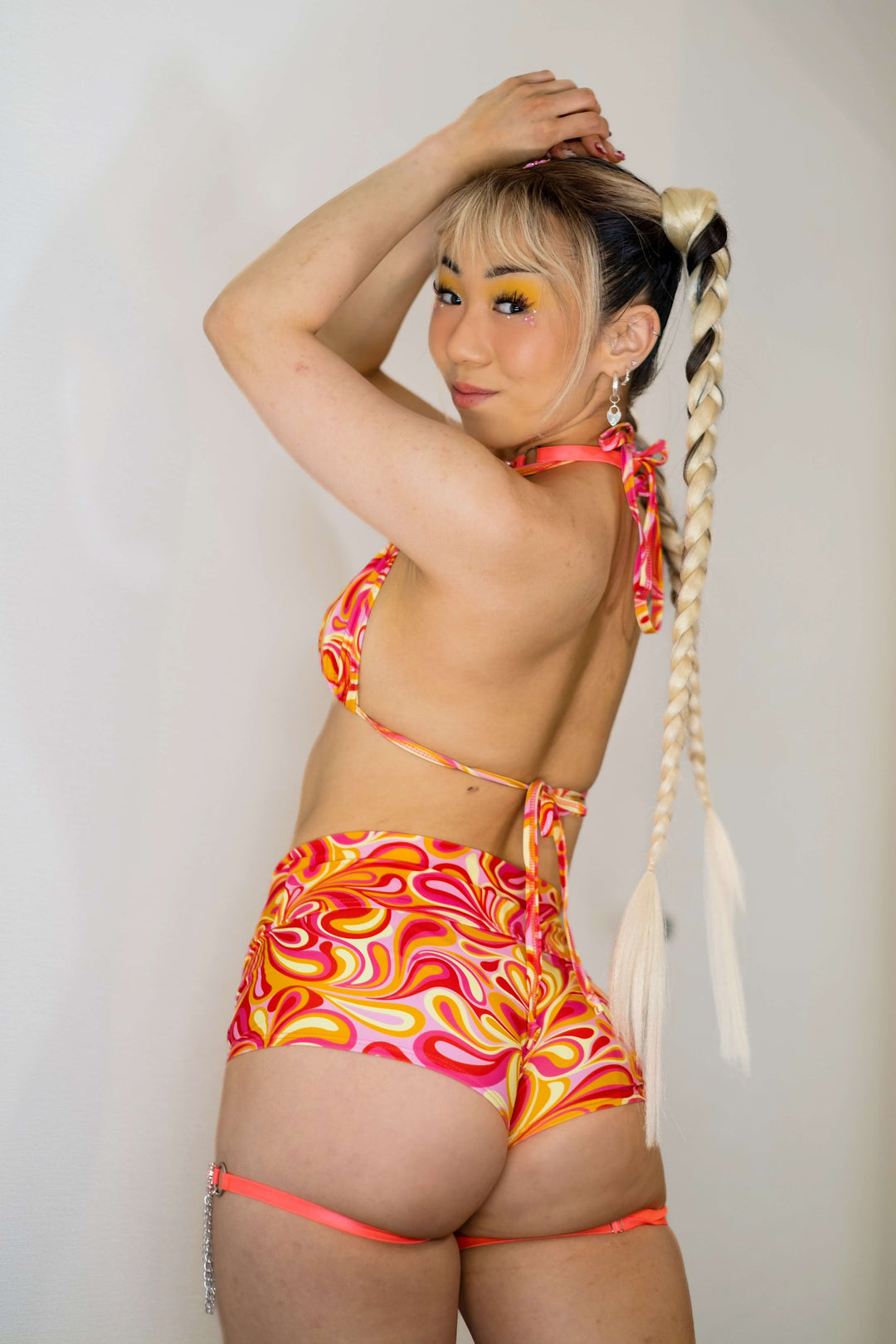 Peachy Hot Pants Set