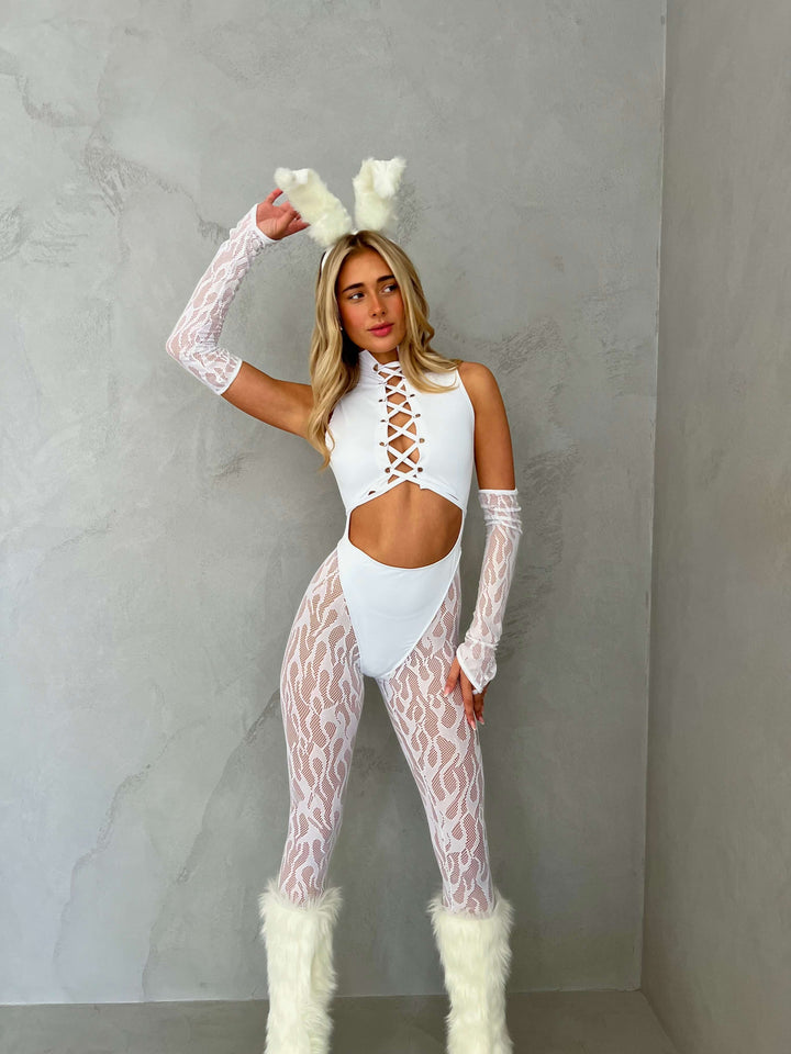 White Onyx Catsuit