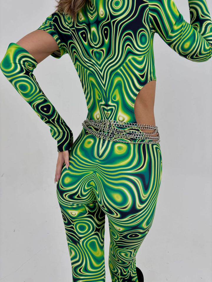 Lizzi Lycra Jumpsuit - XS