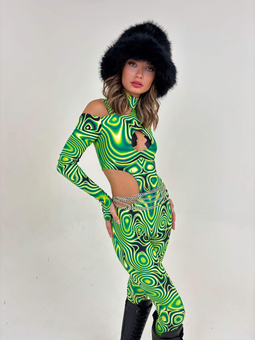 Lizzi Lycra Jumpsuit - XS