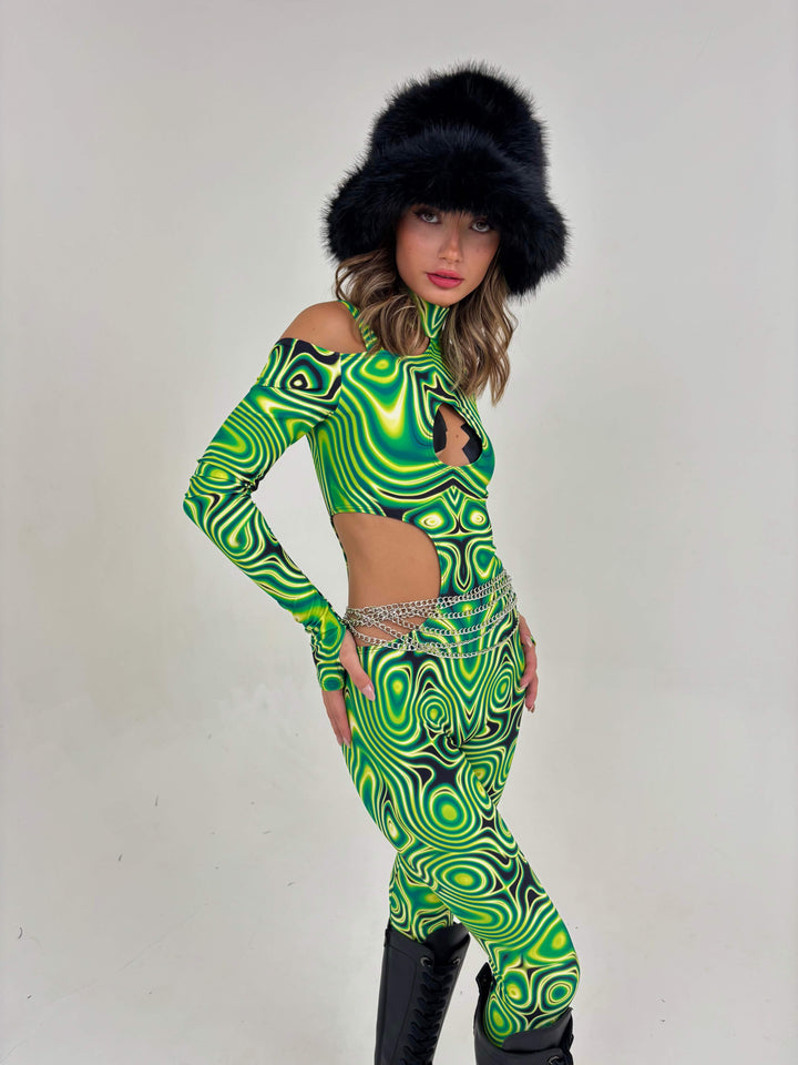 Lizzi Lycra Jumpsuit - XS