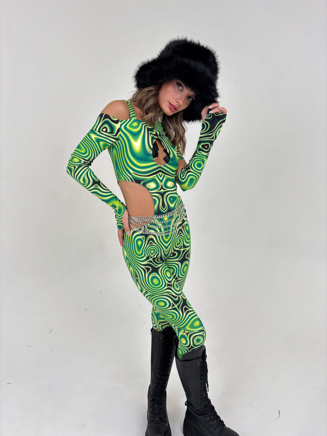 Lizzi Lycra Jumpsuit - XS