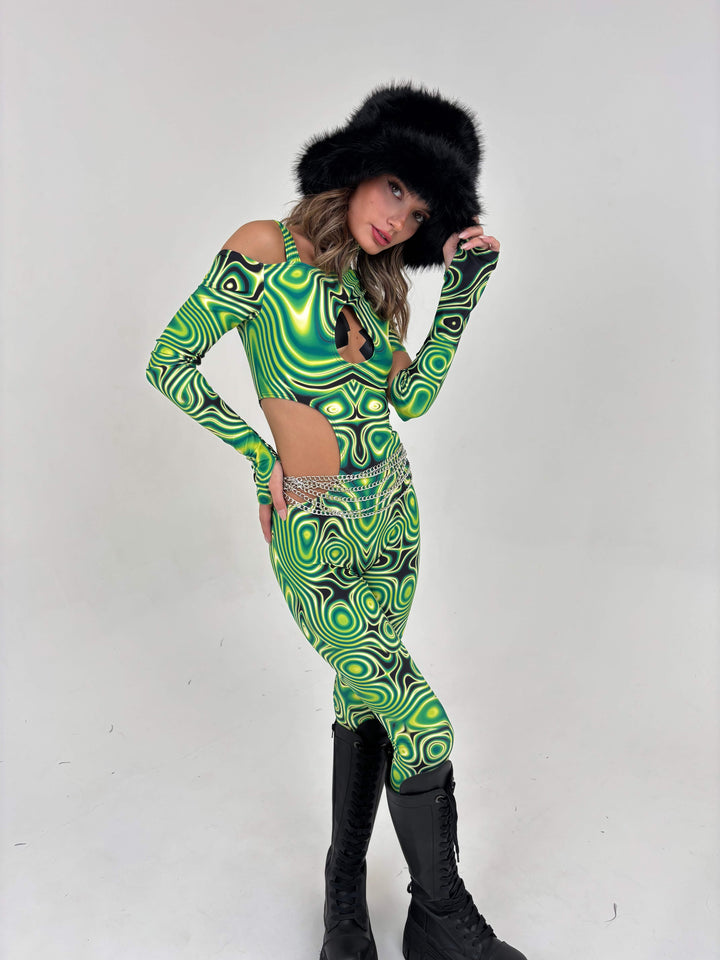 Lizzi Lycra Jumpsuit - XS