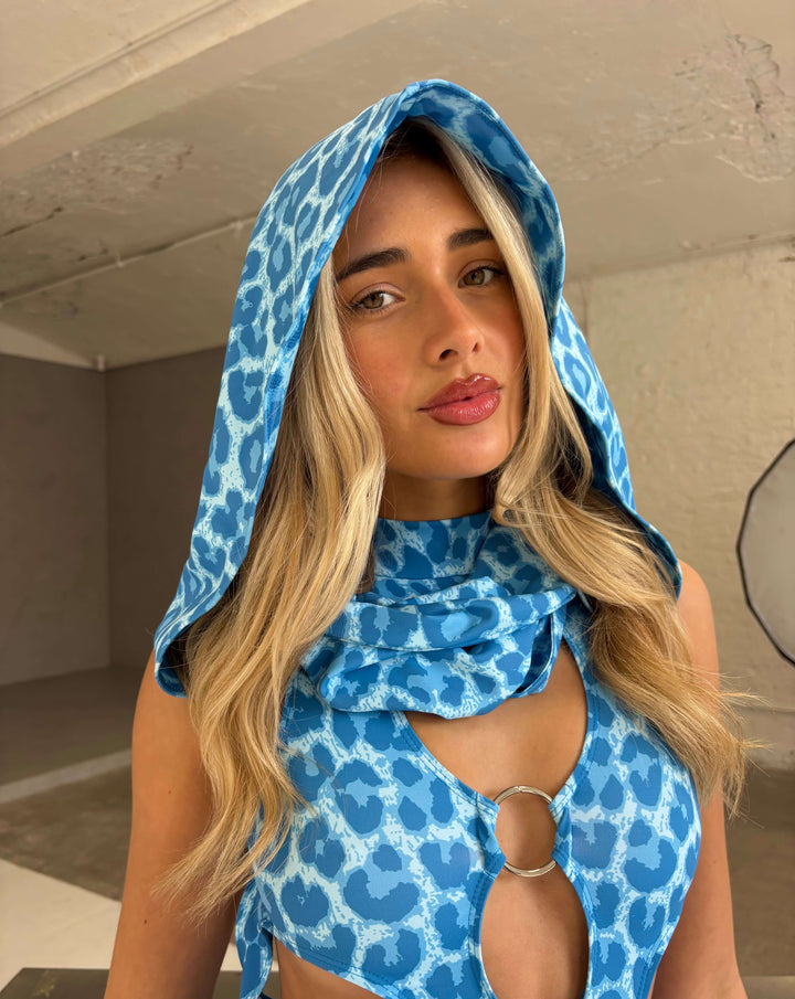 Blue Panther Hood