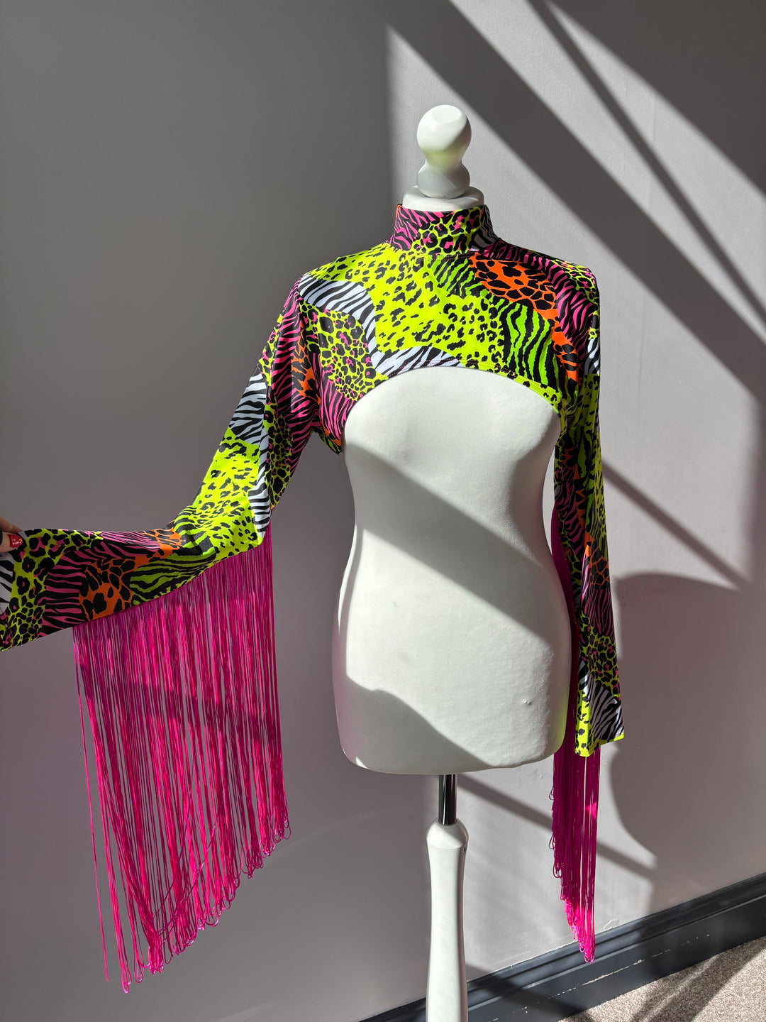 Jungle Jive Fringed Crop - XL
