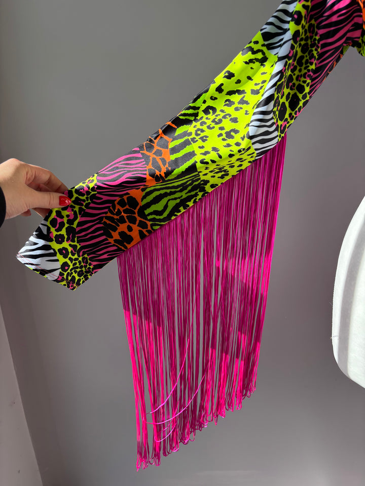 Jungle Jive Fringed Crop - XL