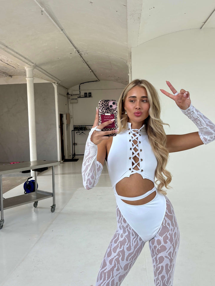 White Onyx Catsuit