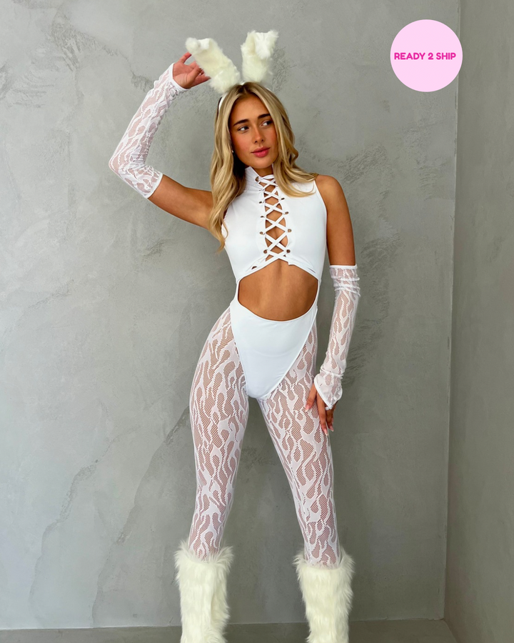 White Onyx Catsuit