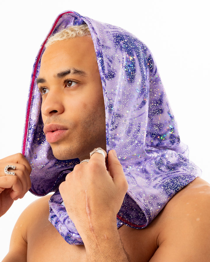 Lilac Hologram Hood