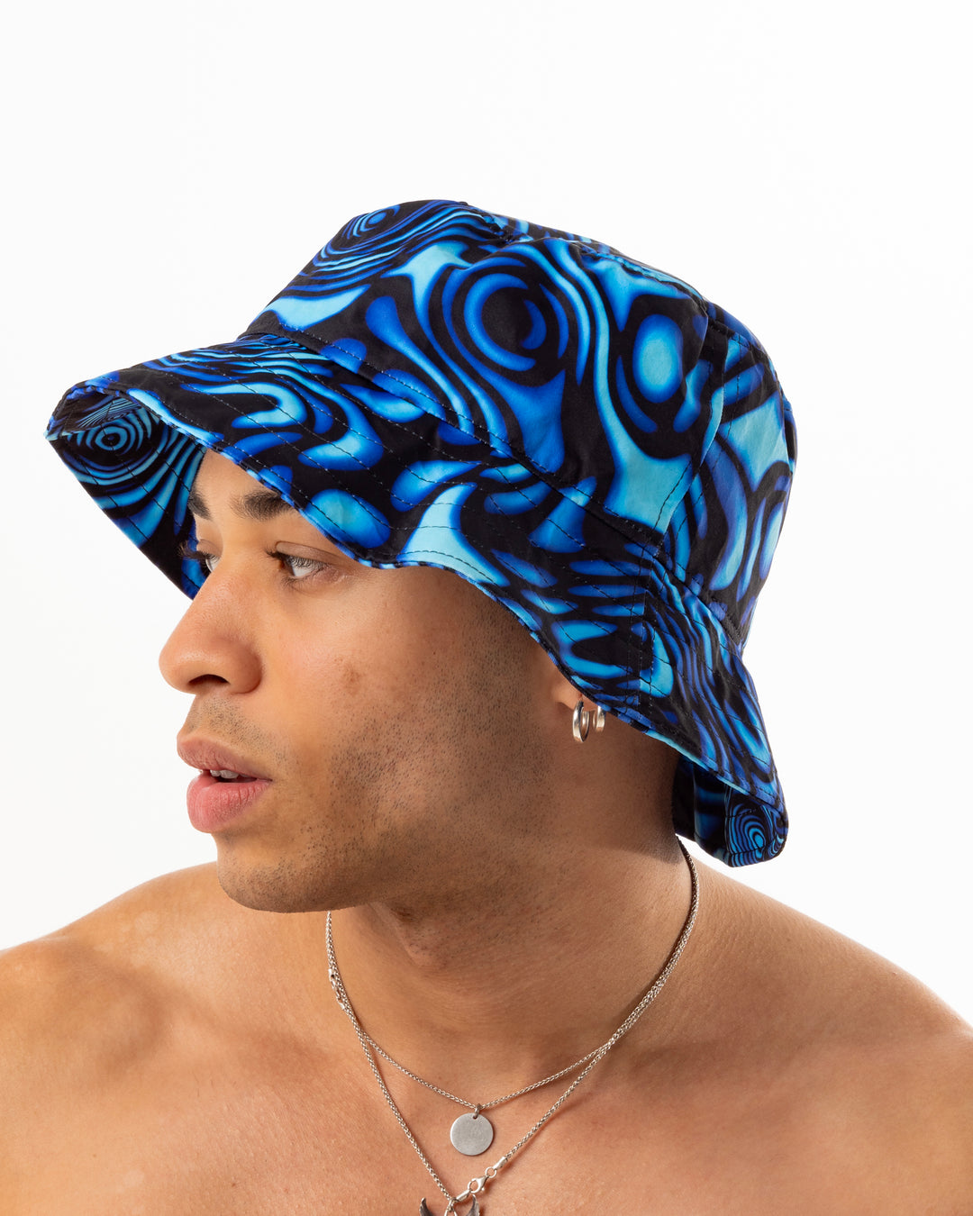 Blue Swirl Bucket Hat