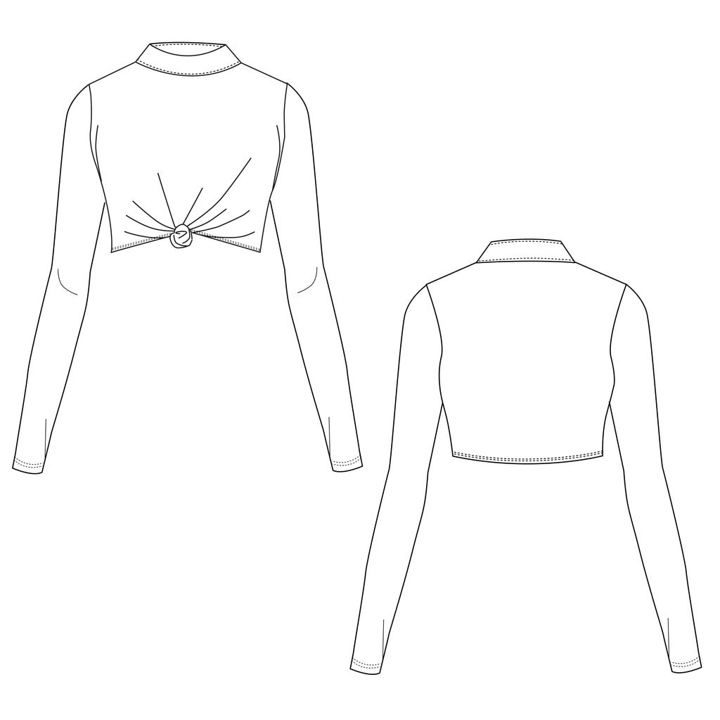 KNOT LONG SLEEVED TOP